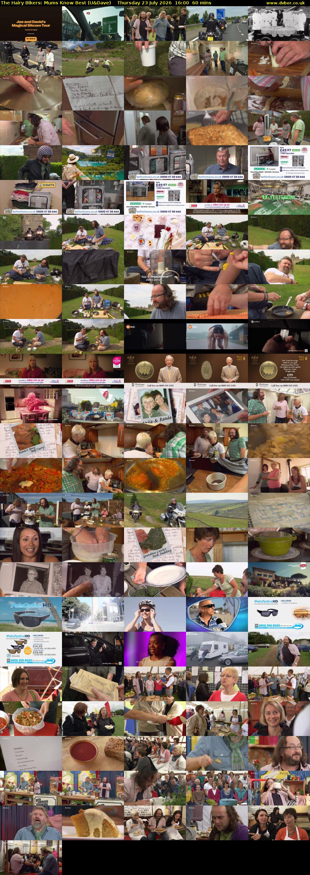 The Hairy Bikers: Mums Know Best (U&Dave) Thursday 23 July 2026 16:00 - 17:00