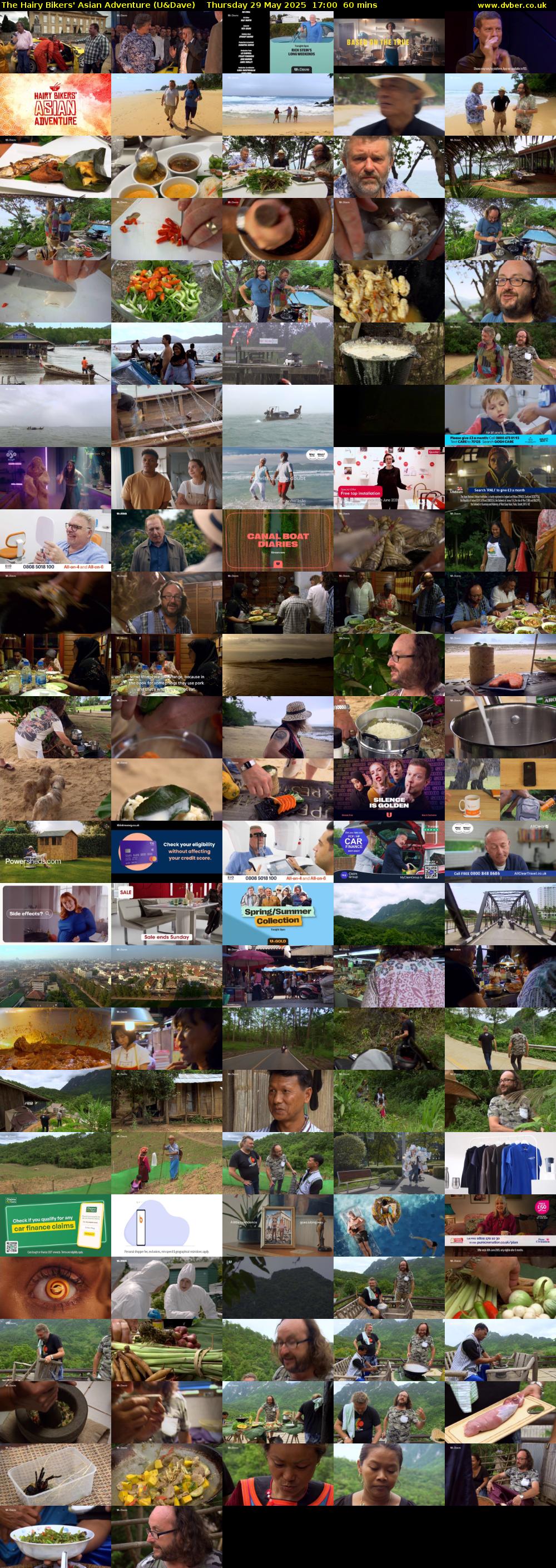 The Hairy Bikers' Asian Adventure (U&Dave) Thursday 29 May 2025 17:00 - 18:00