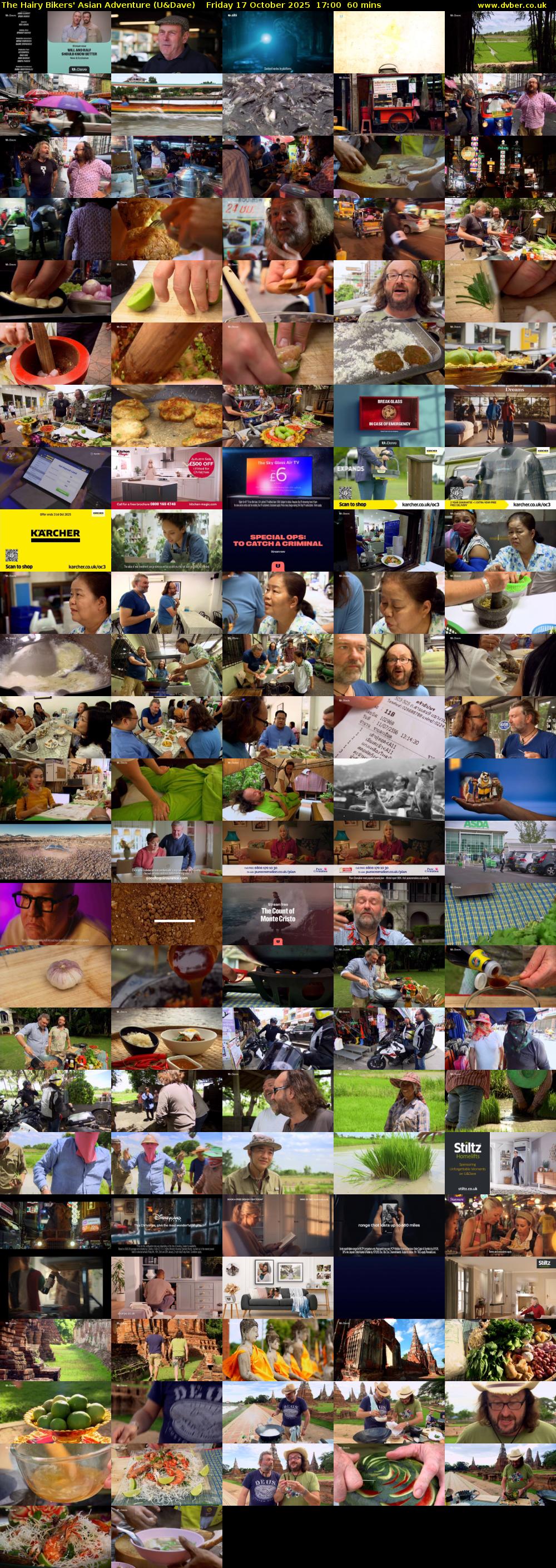 The Hairy Bikers' Asian Adventure (U&Dave) Friday 17 October 2025 17:00 - 18:00