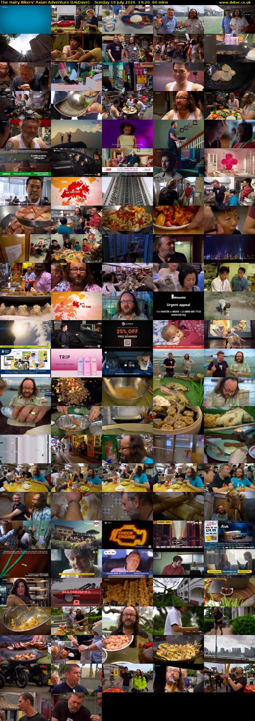 The Hairy Bikers' Asian Adventure (U&Dave) Sunday 19 July 2026 14:20 - 15:20