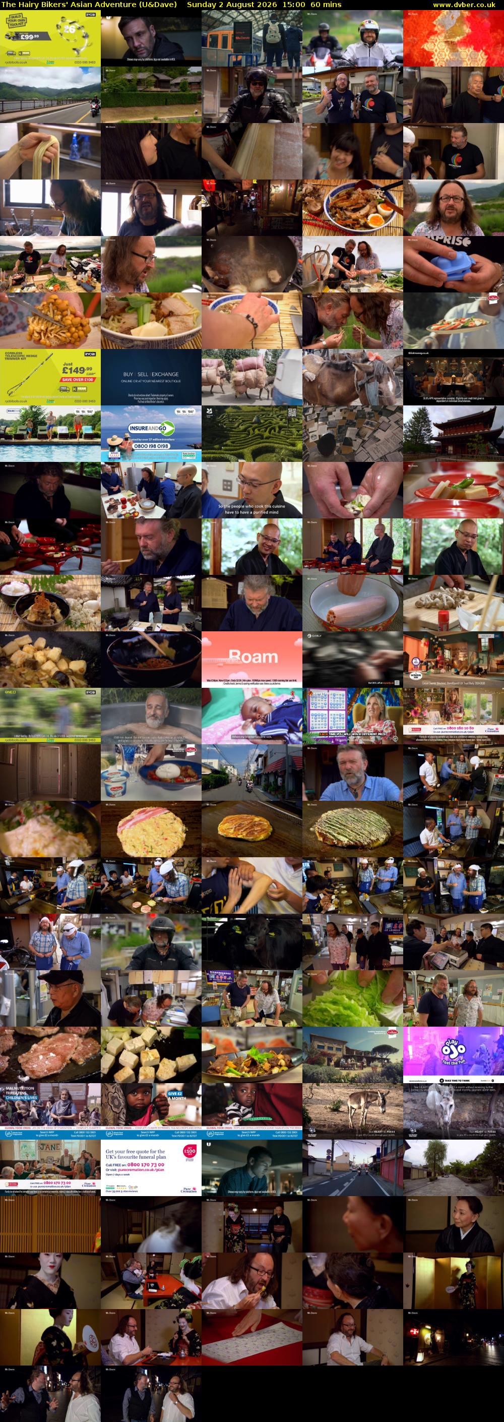 The Hairy Bikers' Asian Adventure (U&Dave) Sunday 2 August 2026 15:00 - 16:00