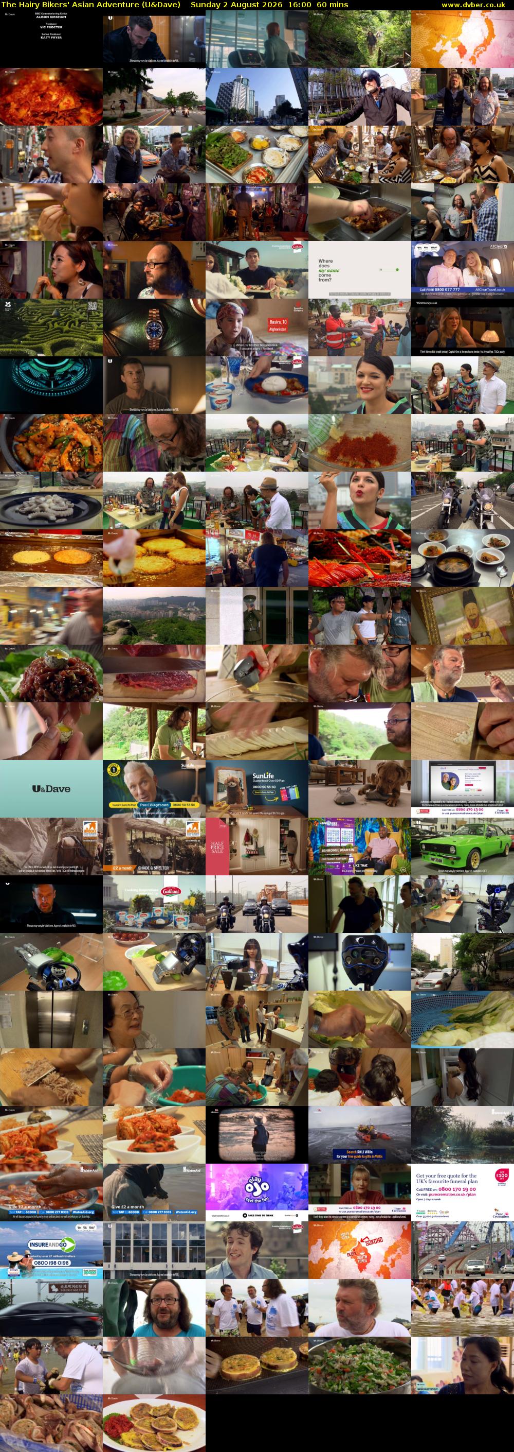 The Hairy Bikers' Asian Adventure (U&Dave) Sunday 2 August 2026 16:00 - 17:00