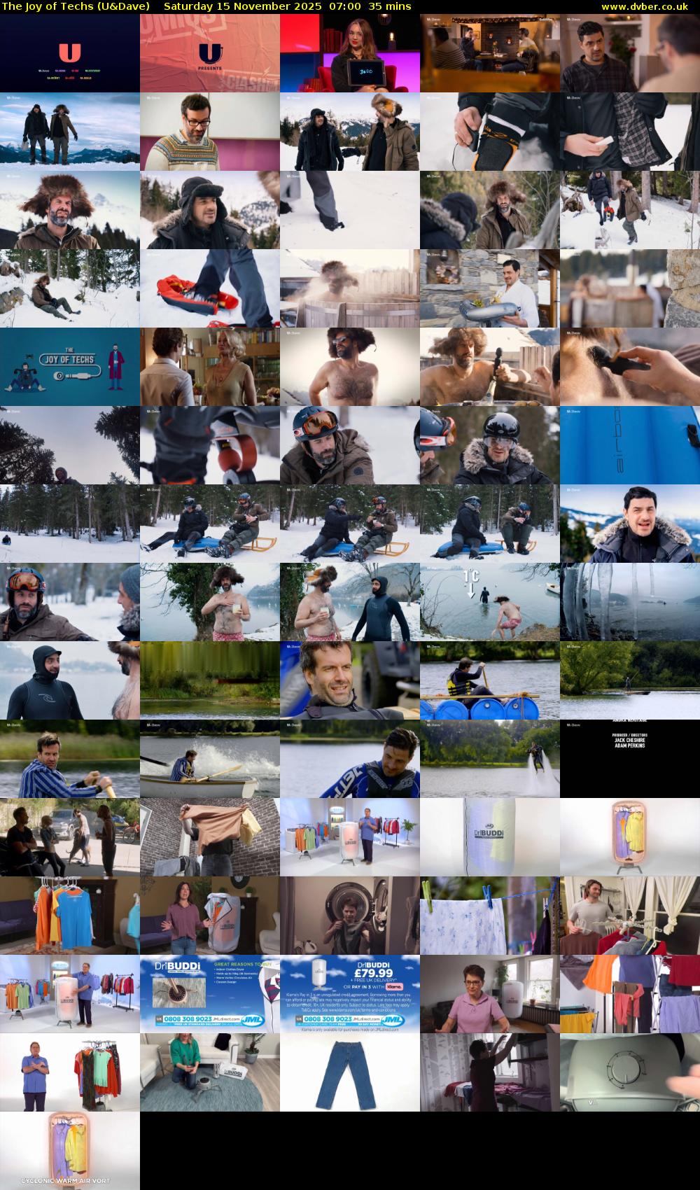 The Joy of Techs (U&Dave) Saturday 15 November 2025 07:00 - 07:35