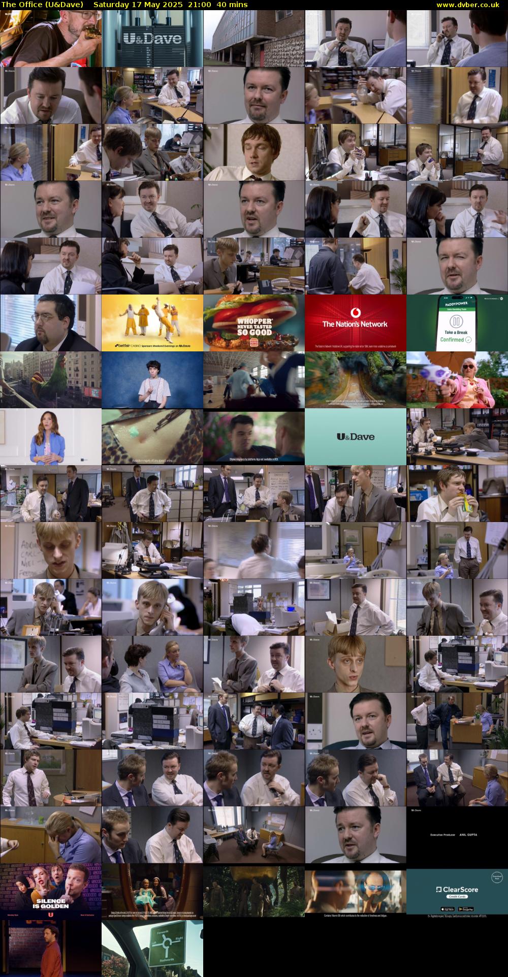 The Office (U&Dave) Saturday 17 May 2025 21:00 - 21:40