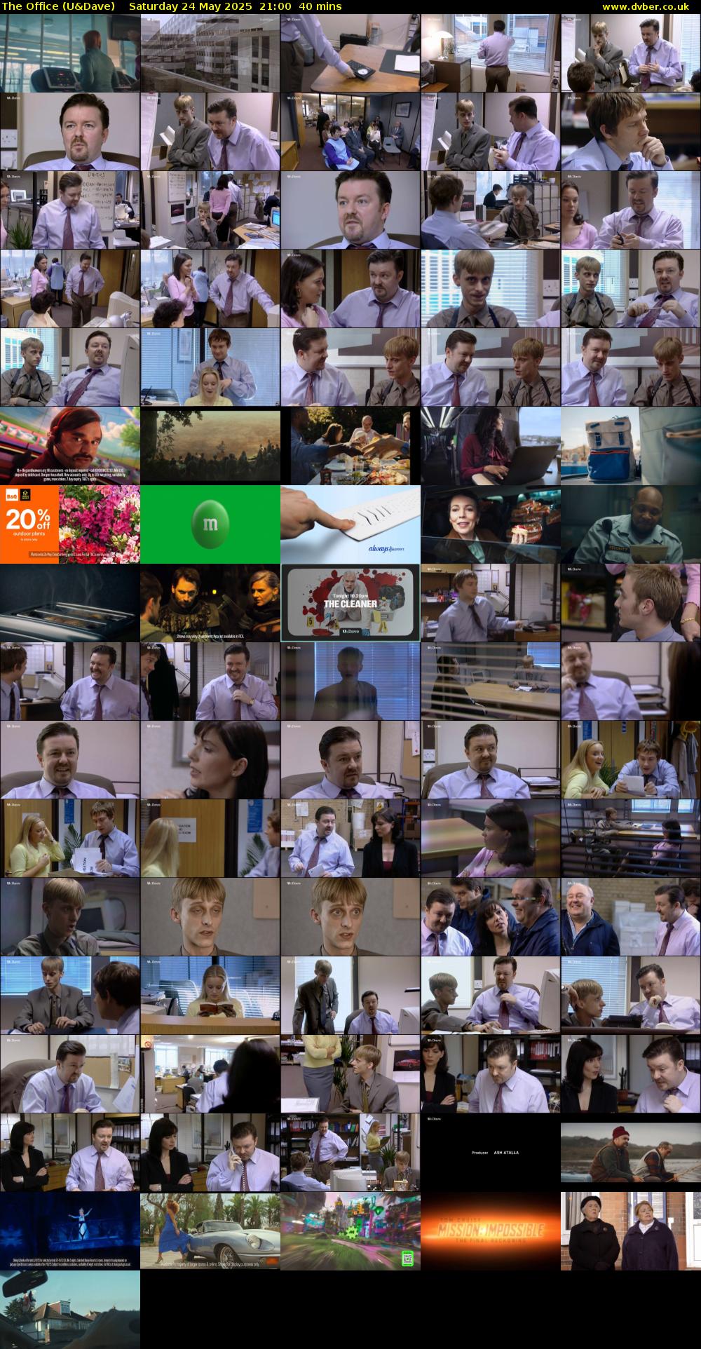 The Office (U&Dave) Saturday 24 May 2025 21:00 - 21:40
