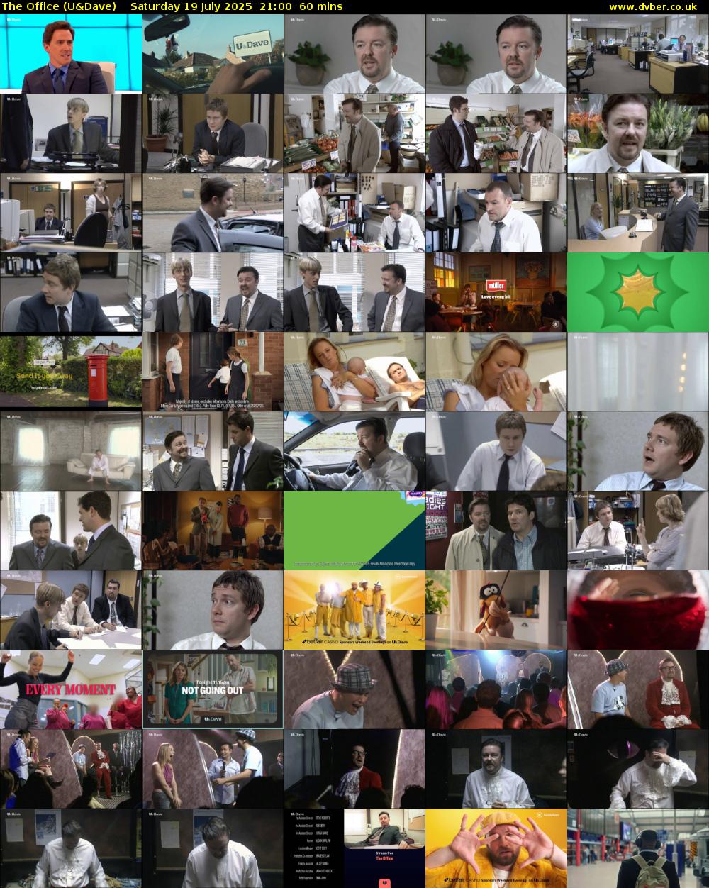 The Office (U&Dave) Saturday 19 July 2025 21:00 - 22:00