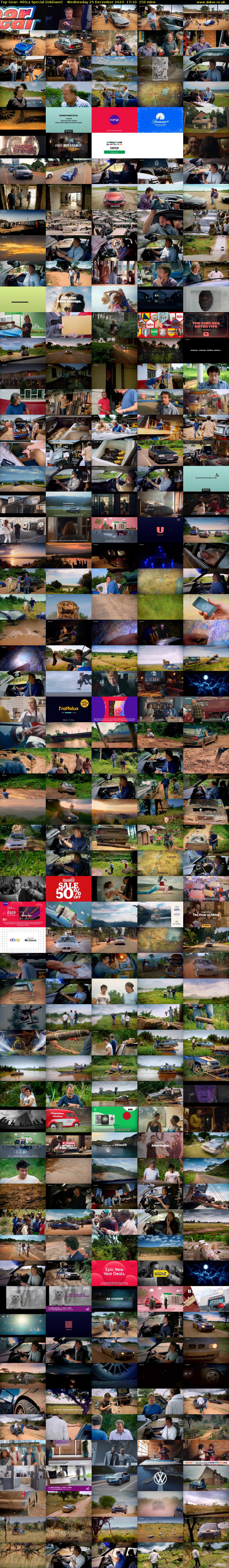 Top Gear: Africa Special (U&Dave) Wednesday 25 December 2024 17:10 - 19:40