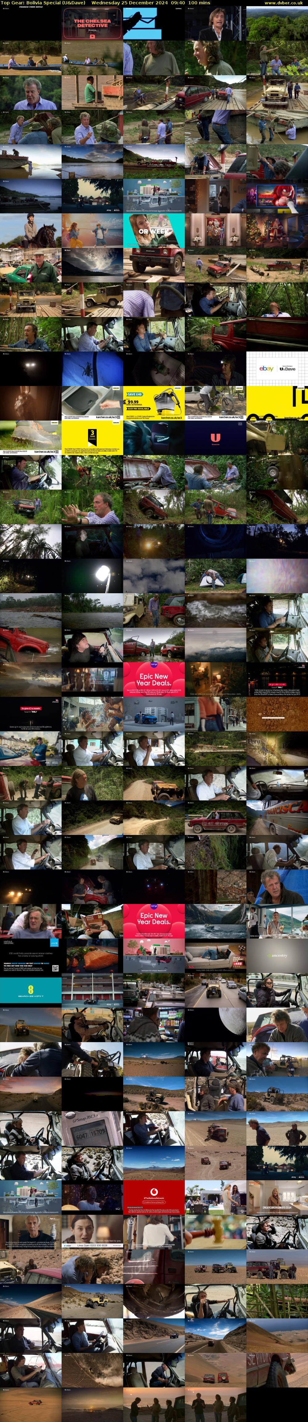 Top Gear: Bolivia Special (U&Dave) Wednesday 25 December 2024 09:40 - 11:20