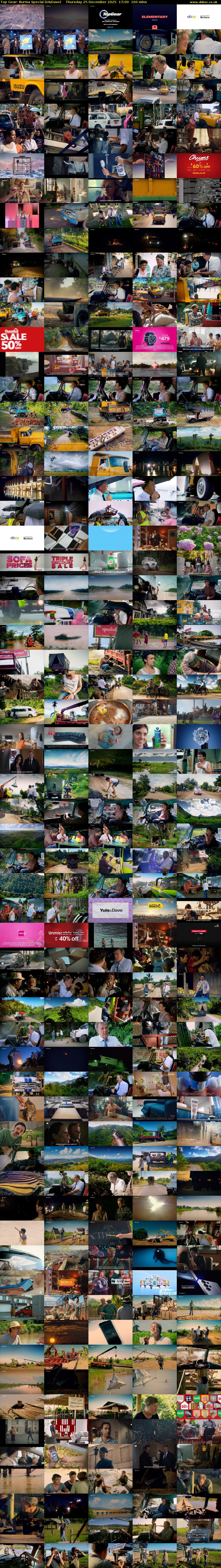 Top Gear: Burma Special (U&Dave) Thursday 25 December 2025 17:00 - 19:40