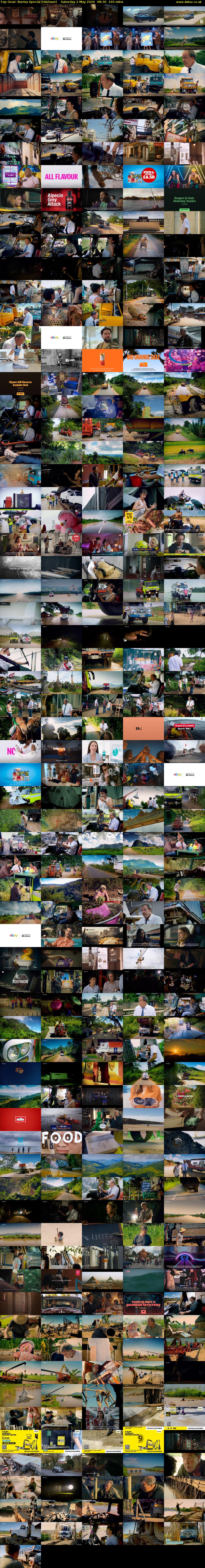 Top Gear: Burma Special (U&Dave) Saturday 2 May 2026 08:30 - 11:15