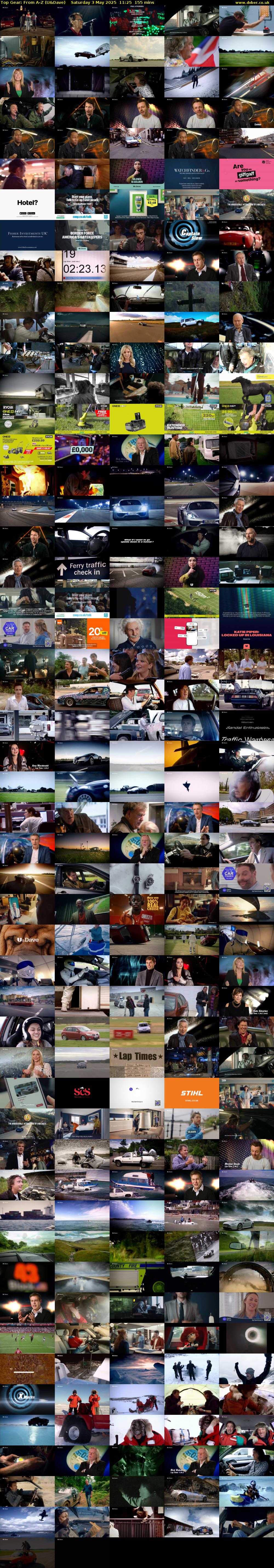 Top Gear: From A-Z (U&Dave) Saturday 3 May 2025 11:25 - 14:00