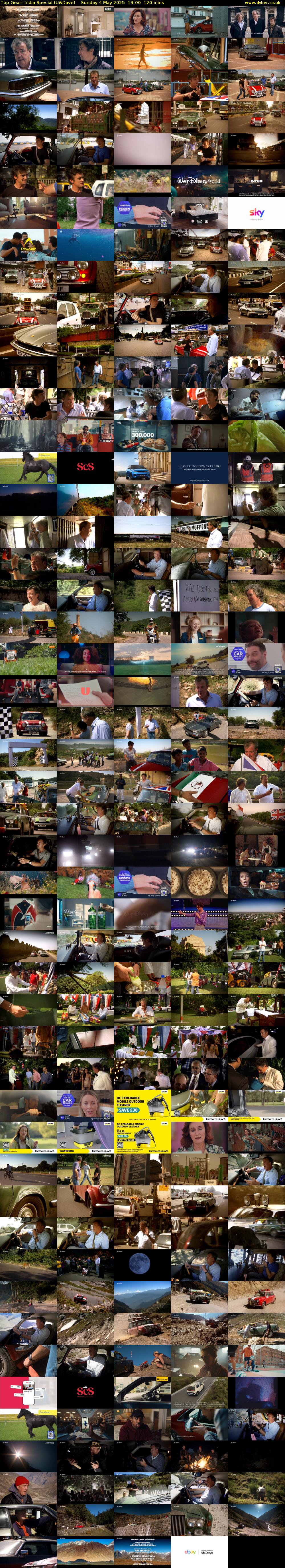 Top Gear: India Special (U&Dave) Sunday 4 May 2025 13:00 - 15:00