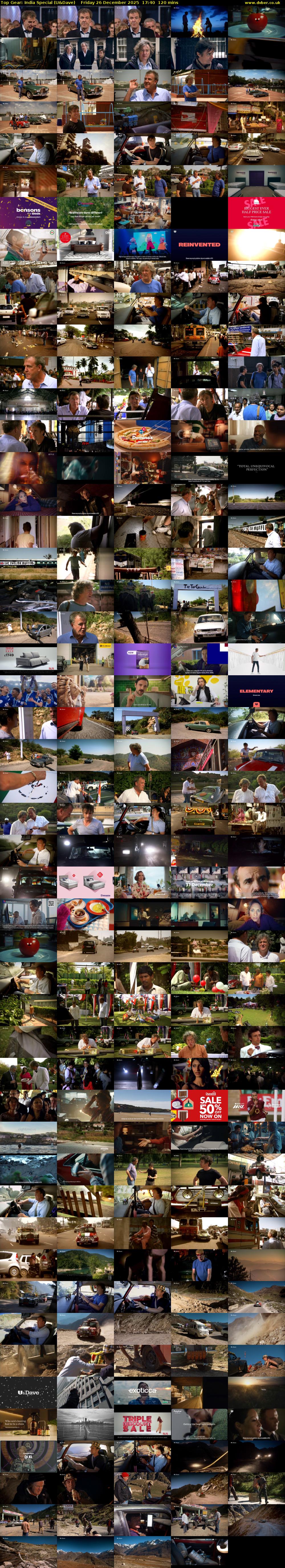 Top Gear: India Special (U&Dave) Friday 26 December 2025 17:40 - 19:40