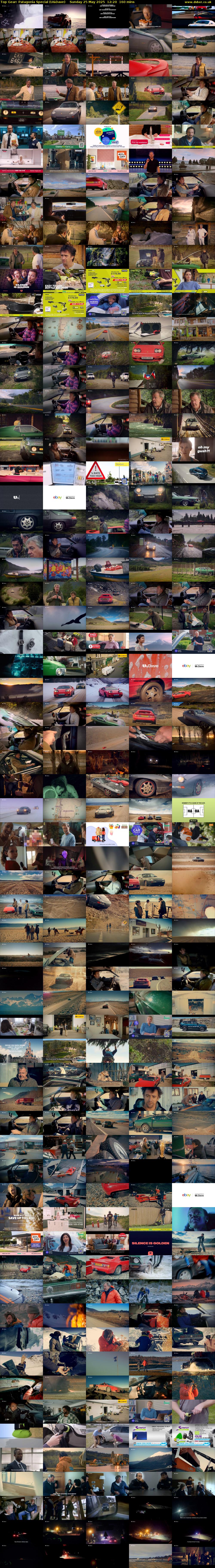 Top Gear: Patagonia Special (U&Dave) Sunday 25 May 2025 12:20 - 15:00