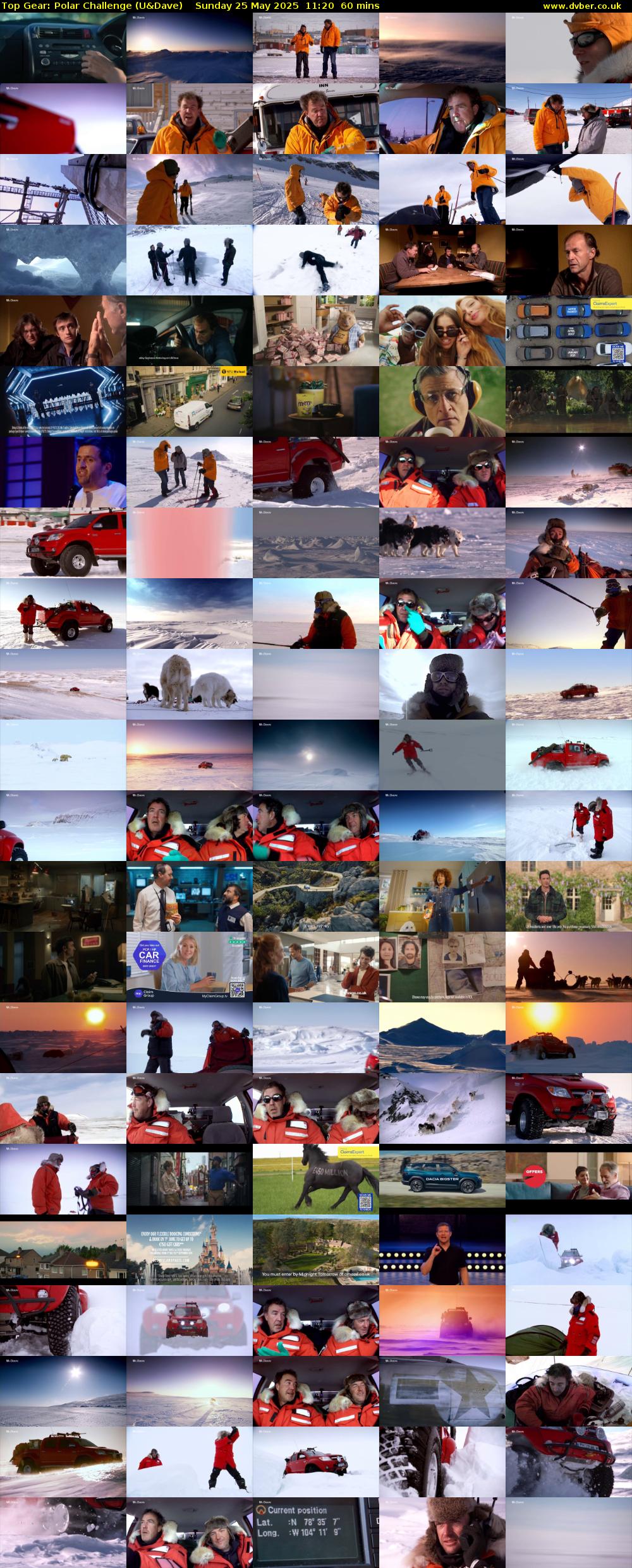 Top Gear: Polar Challenge (U&Dave) Sunday 25 May 2025 11:20 - 12:20