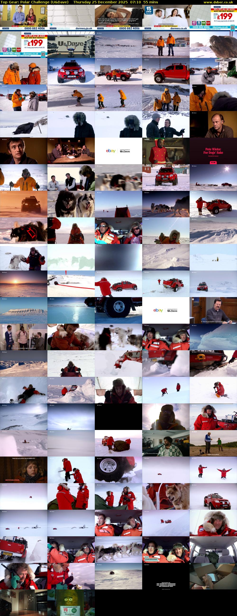 Top Gear: Polar Challenge (U&Dave) Thursday 25 December 2025 07:10 - 08:05
