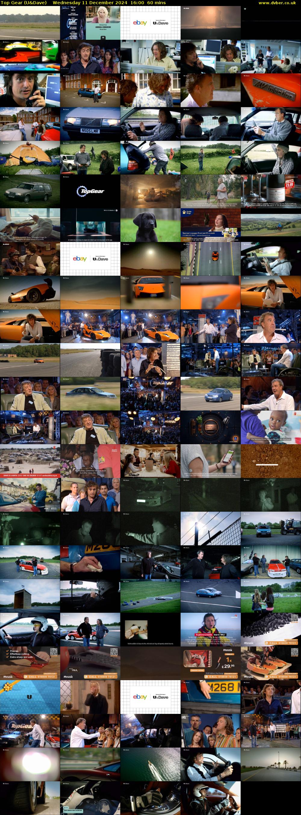 Top Gear (U&Dave) Wednesday 11 December 2024 16:00 - 17:00