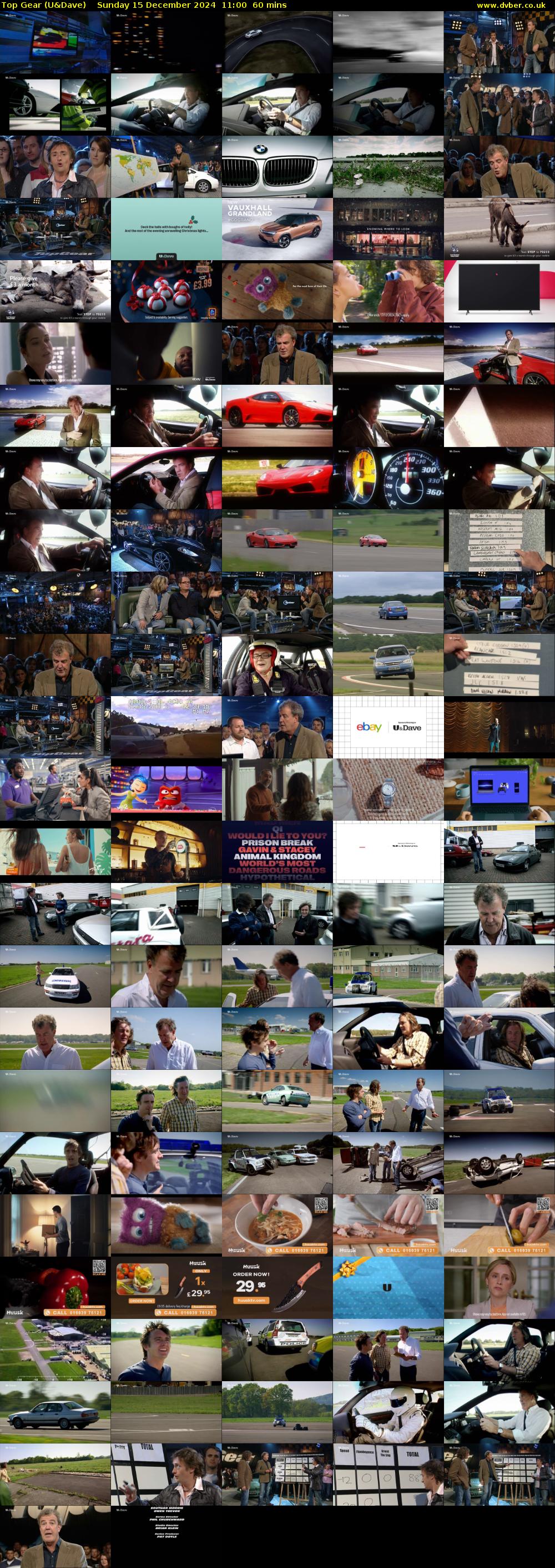 Top Gear (U&Dave) Sunday 15 December 2024 11:00 - 12:00