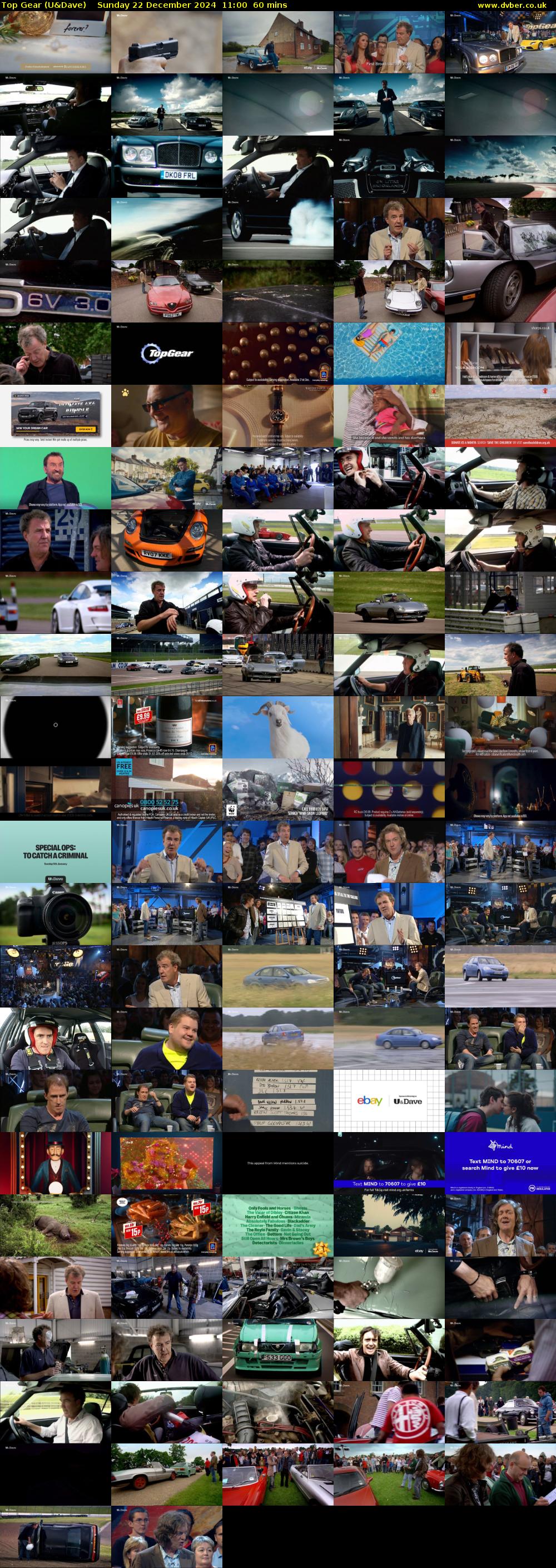 Top Gear (U&Dave) Sunday 22 December 2024 11:00 - 12:00