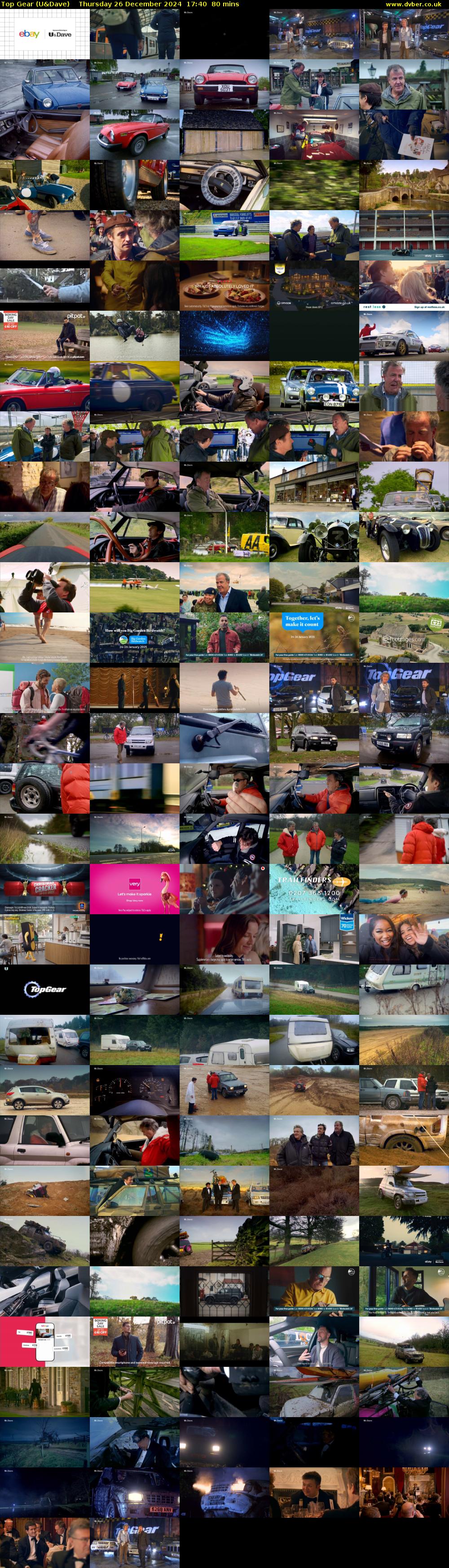 Top Gear (U&Dave) Thursday 26 December 2024 17:40 - 19:00