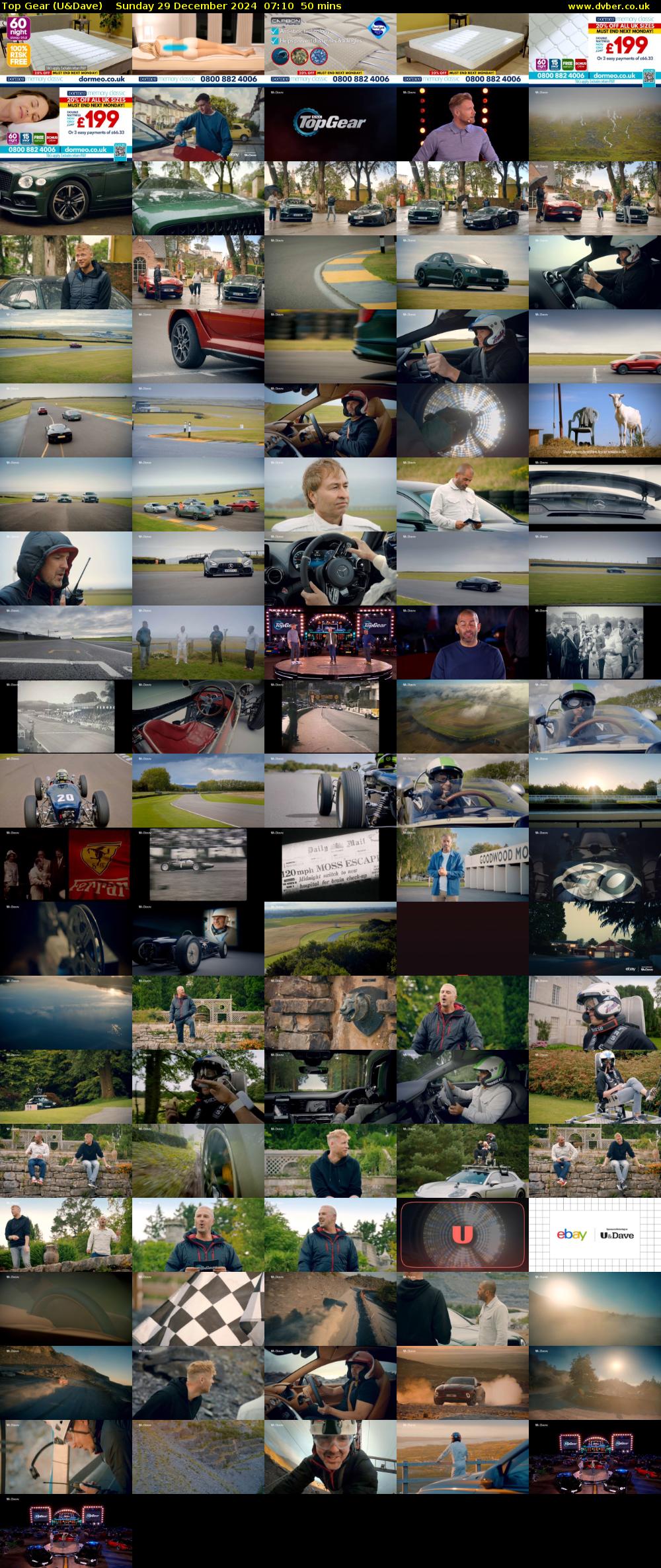 Top Gear (U&Dave) Sunday 29 December 2024 07:10 - 08:00