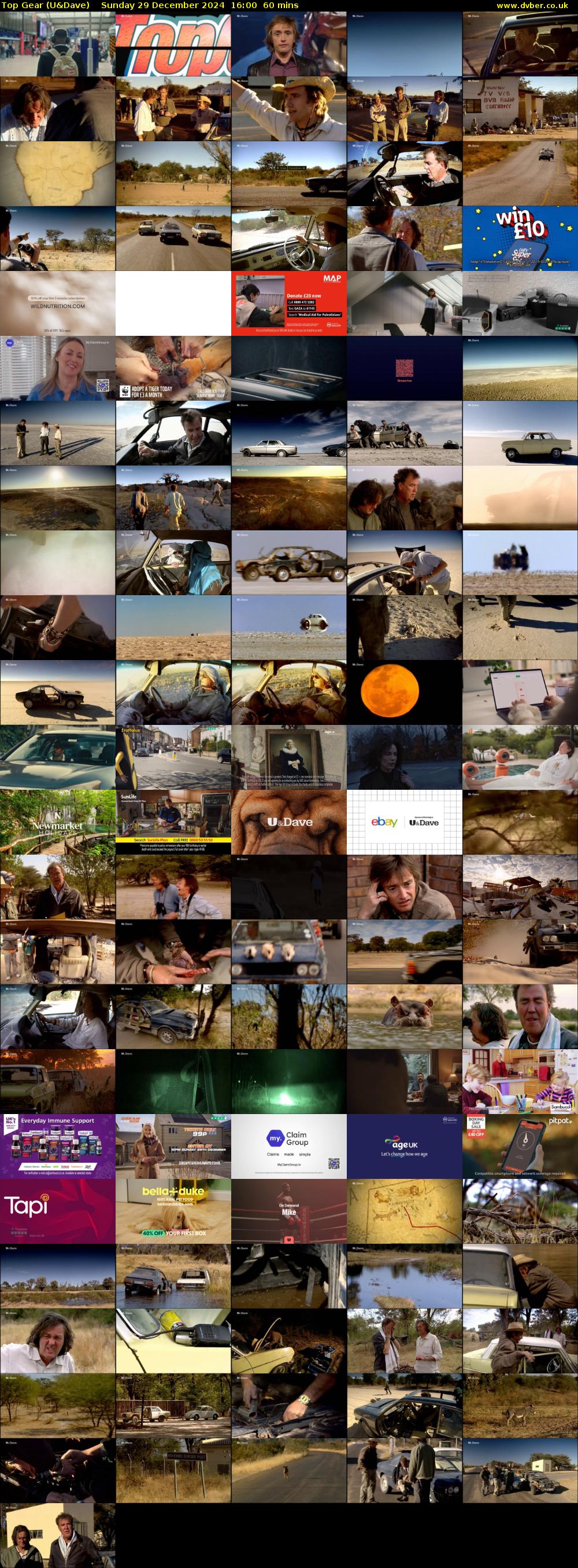 Top Gear (U&Dave) Sunday 29 December 2024 16:00 - 17:00