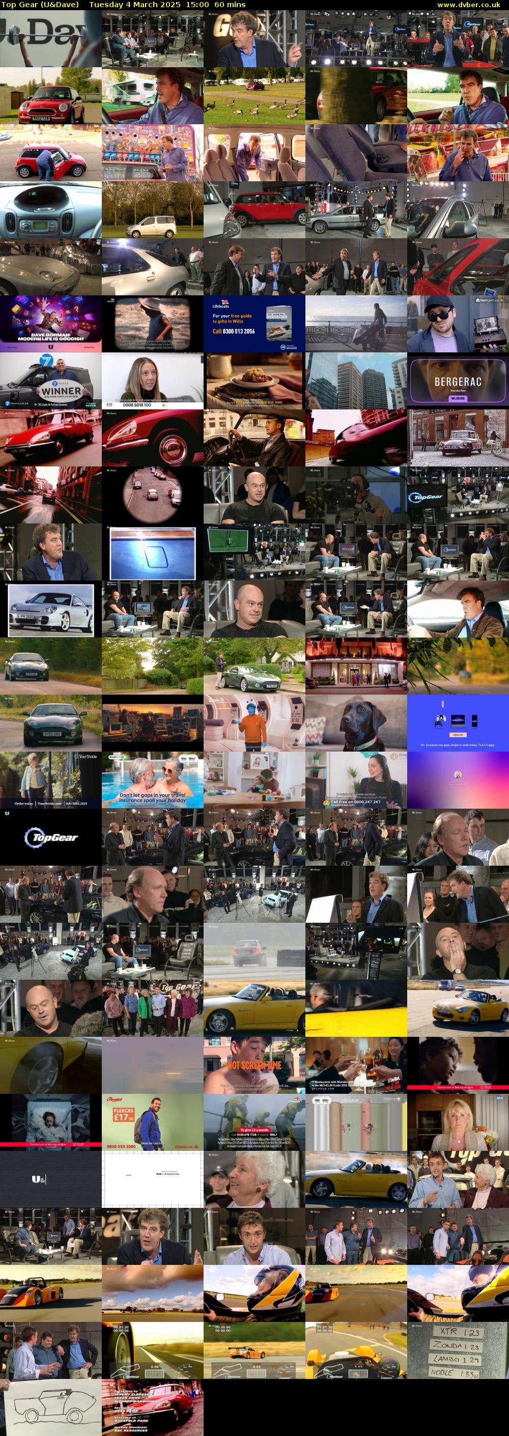 Top Gear (U&Dave) Tuesday 4 March 2025 15:00 - 16:00