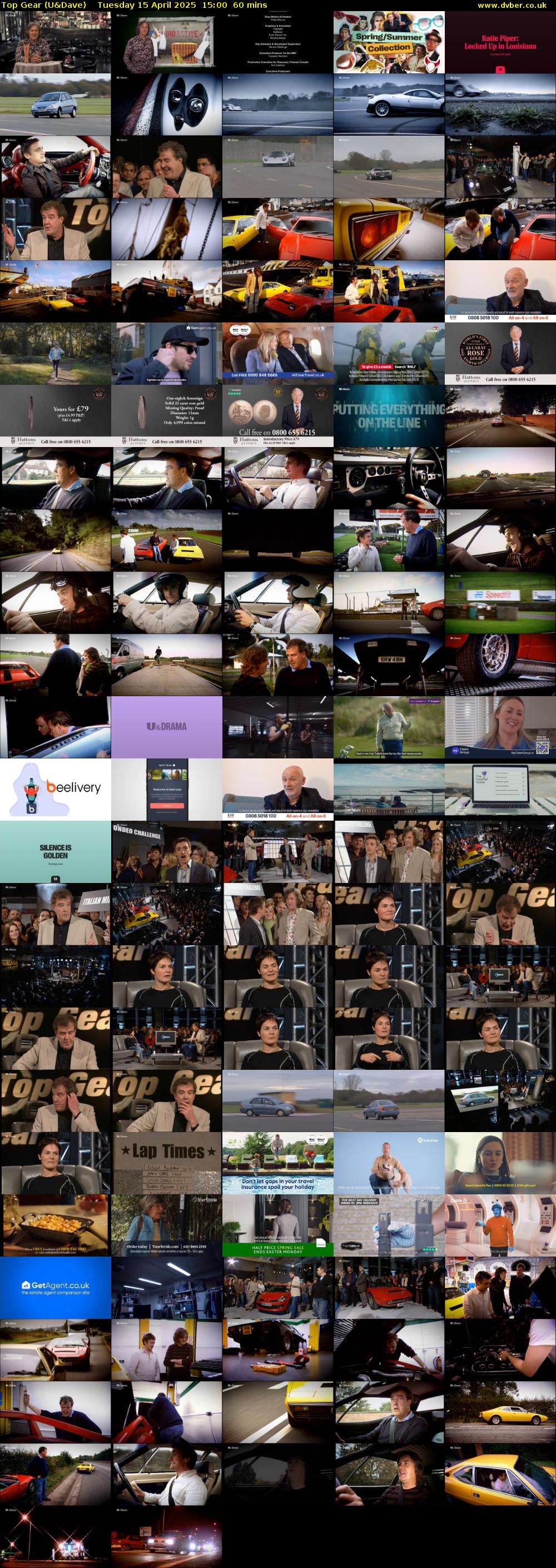 Top Gear (U&Dave) Tuesday 15 April 2025 15:00 - 16:00