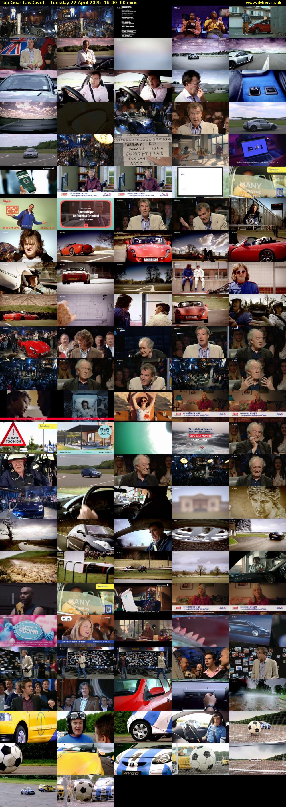 Top Gear (U&Dave) Tuesday 22 April 2025 16:00 - 17:00