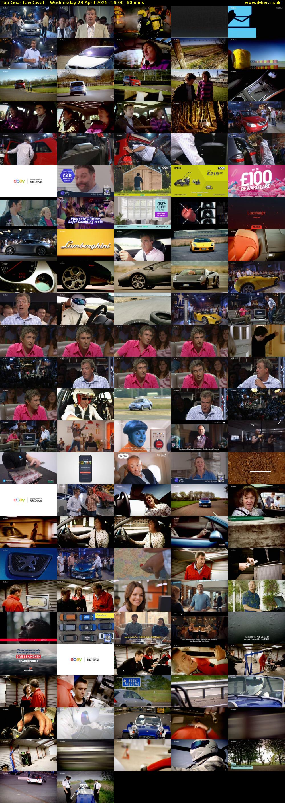 Top Gear (U&Dave) Wednesday 23 April 2025 16:00 - 17:00