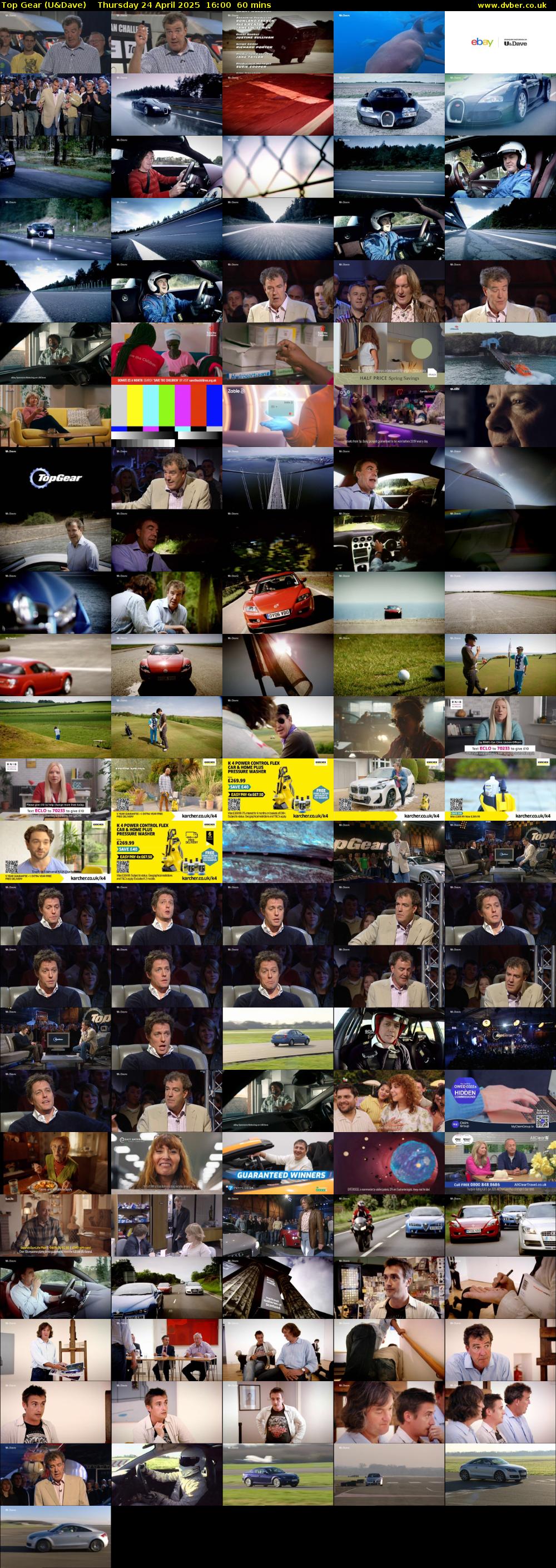 Top Gear (U&Dave) Thursday 24 April 2025 16:00 - 17:00