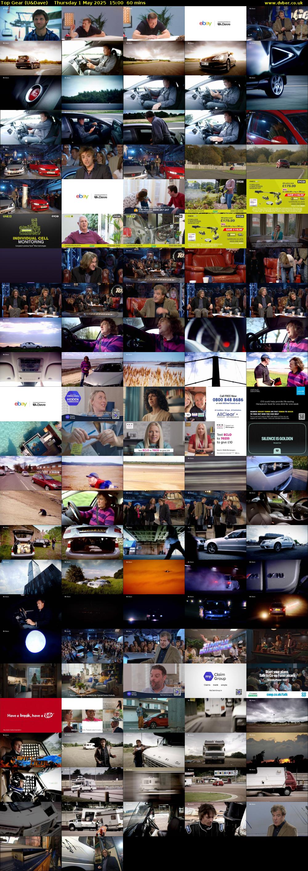 Top Gear (U&Dave) Thursday 1 May 2025 15:00 - 16:00