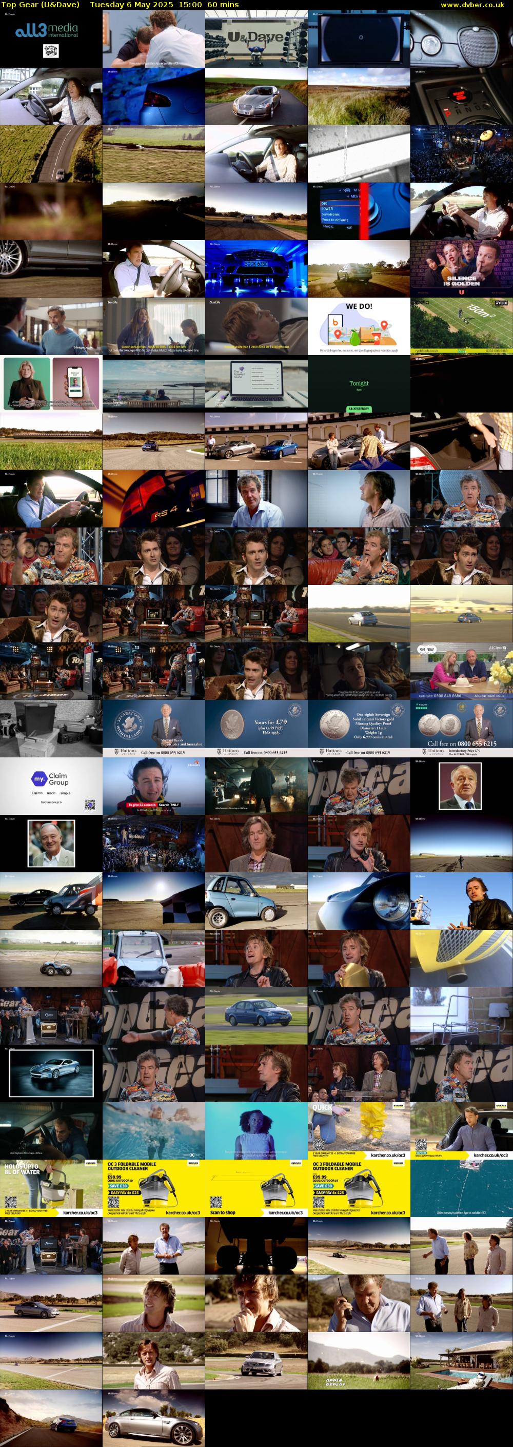 Top Gear (U&Dave) Tuesday 6 May 2025 15:00 - 16:00