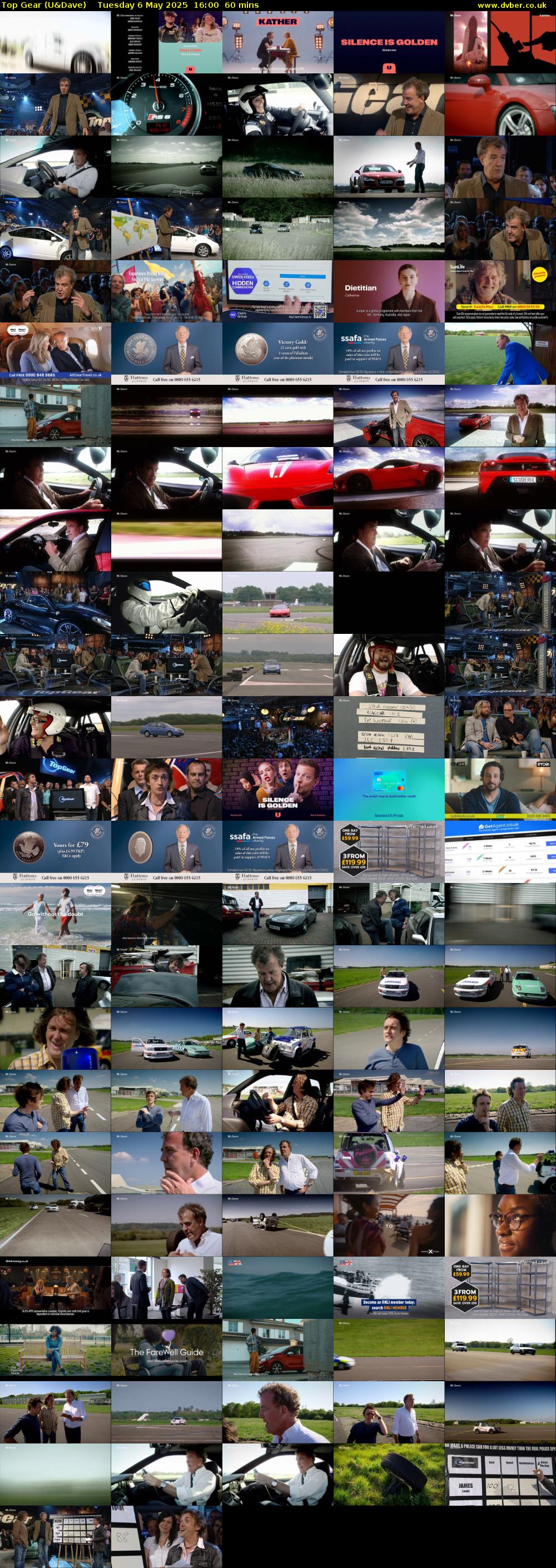 Top Gear (U&Dave) Tuesday 6 May 2025 16:00 - 17:00