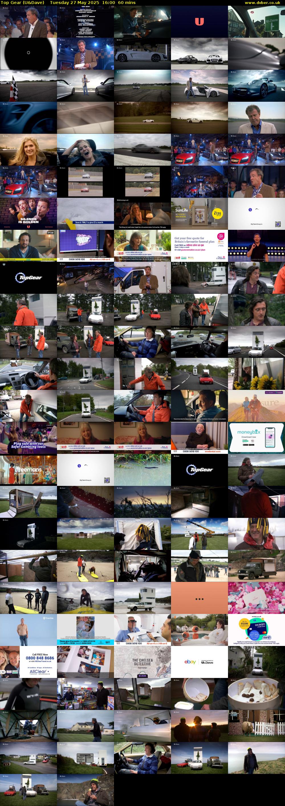 Top Gear (U&Dave) Tuesday 27 May 2025 16:00 - 17:00
