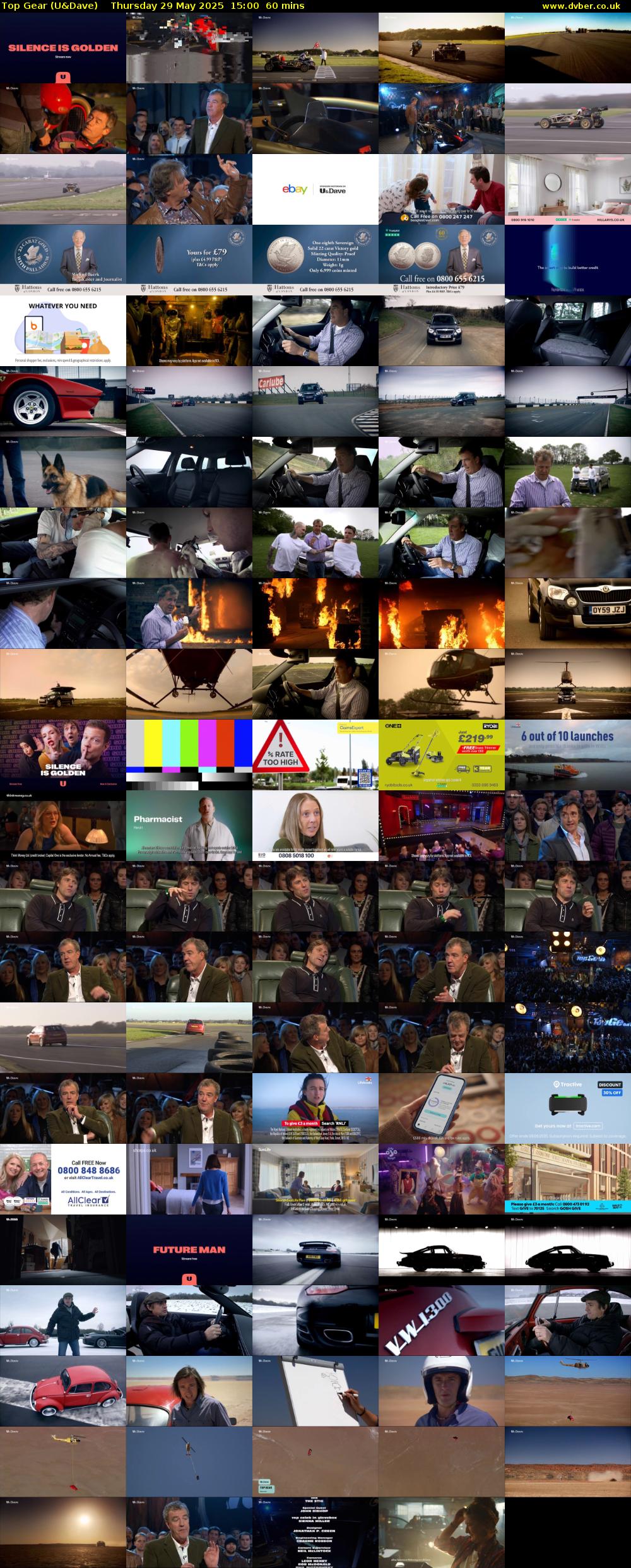 Top Gear (U&Dave) Thursday 29 May 2025 15:00 - 16:00