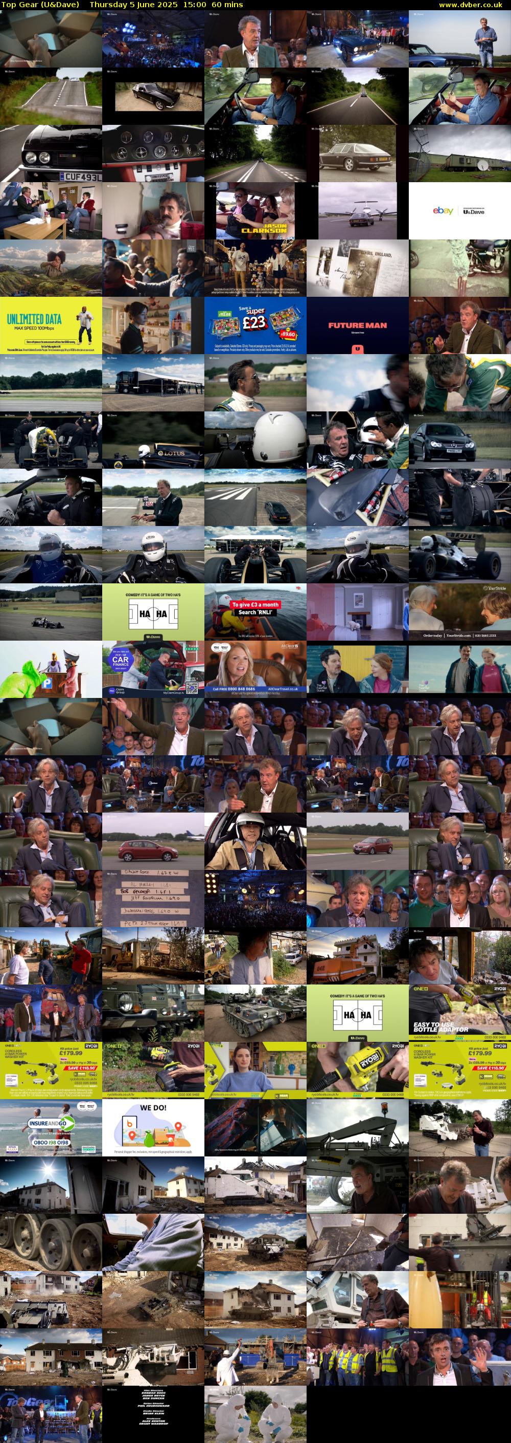Top Gear (U&Dave) Thursday 5 June 2025 15:00 - 16:00