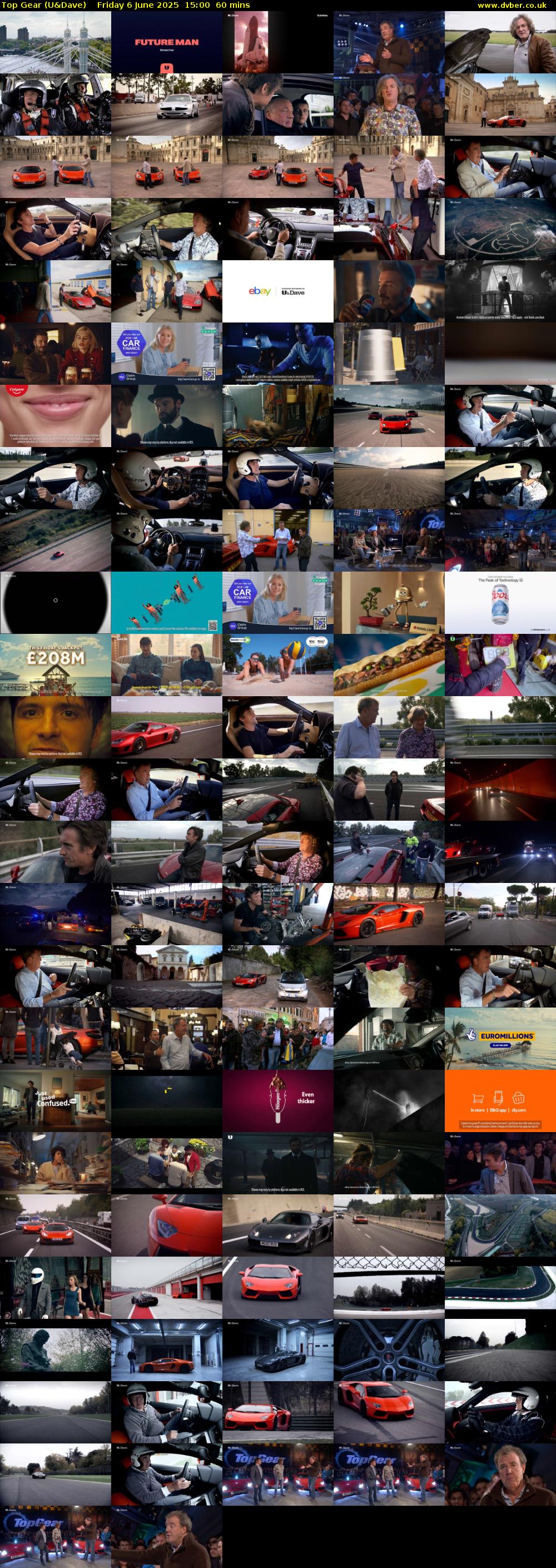 Top Gear (U&Dave) Friday 6 June 2025 15:00 - 16:00