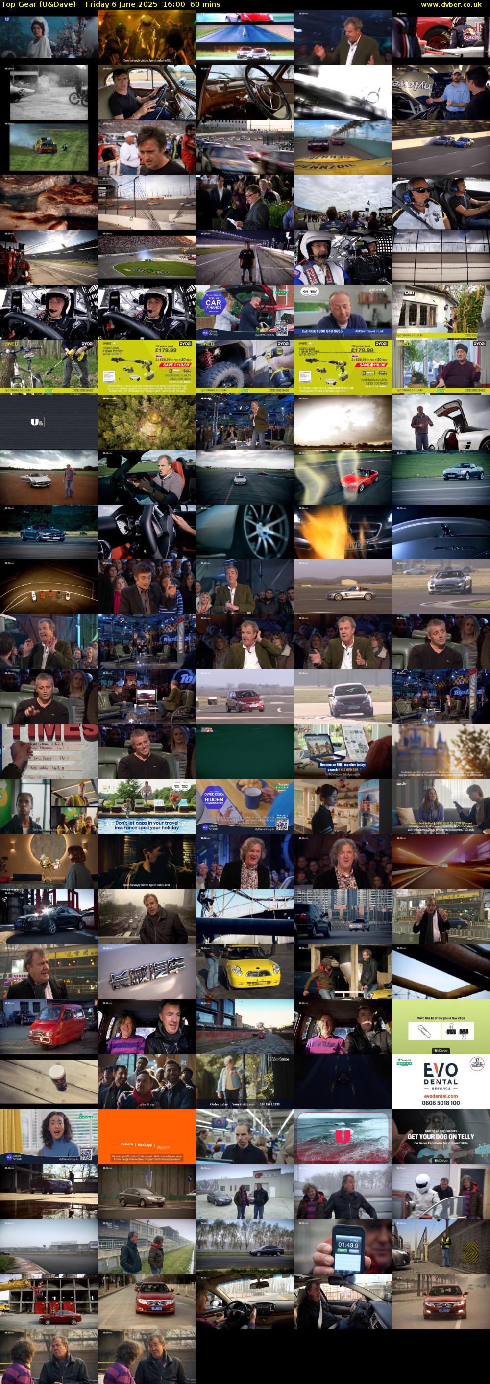 Top Gear (U&Dave) Friday 6 June 2025 16:00 - 17:00