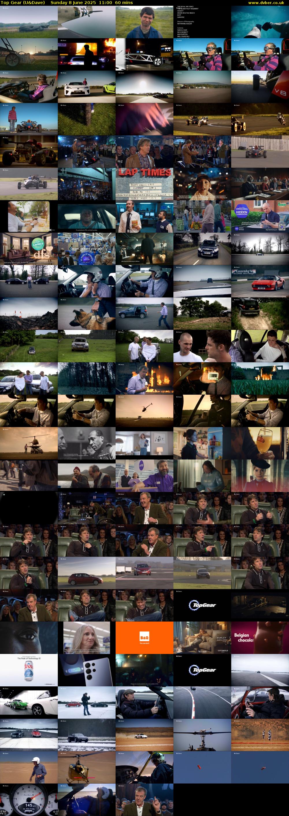Top Gear (U&Dave) Sunday 8 June 2025 11:00 - 12:00