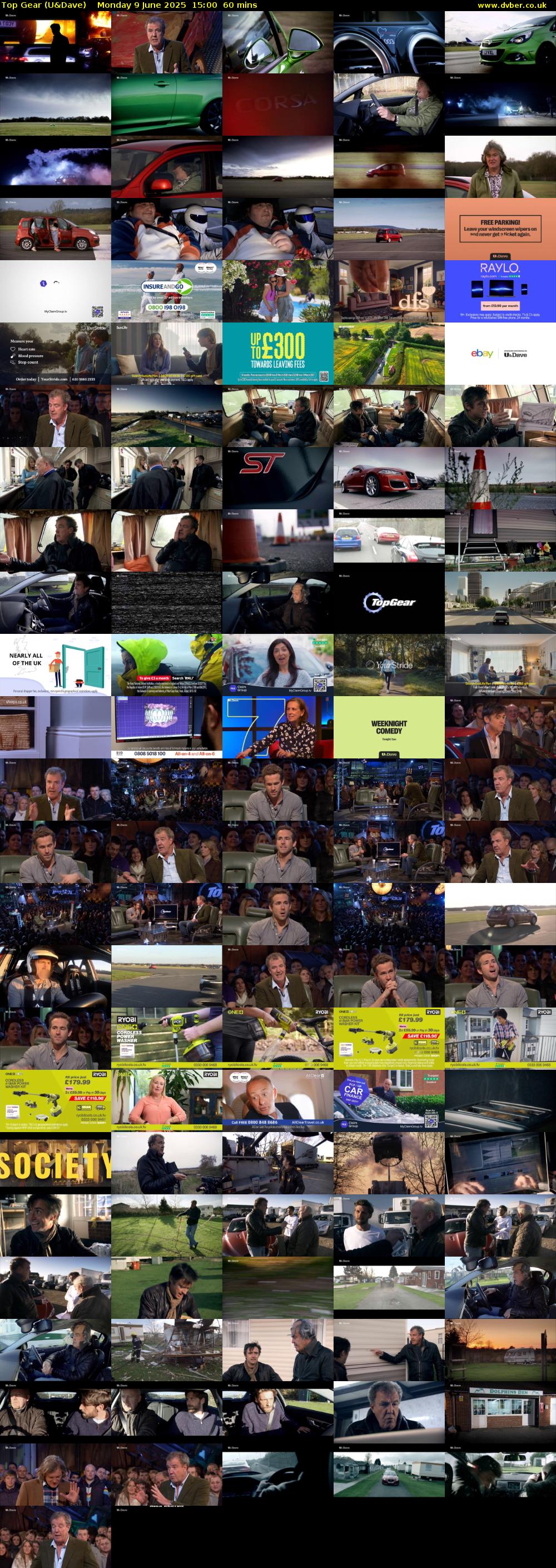 Top Gear (U&Dave) Monday 9 June 2025 15:00 - 16:00