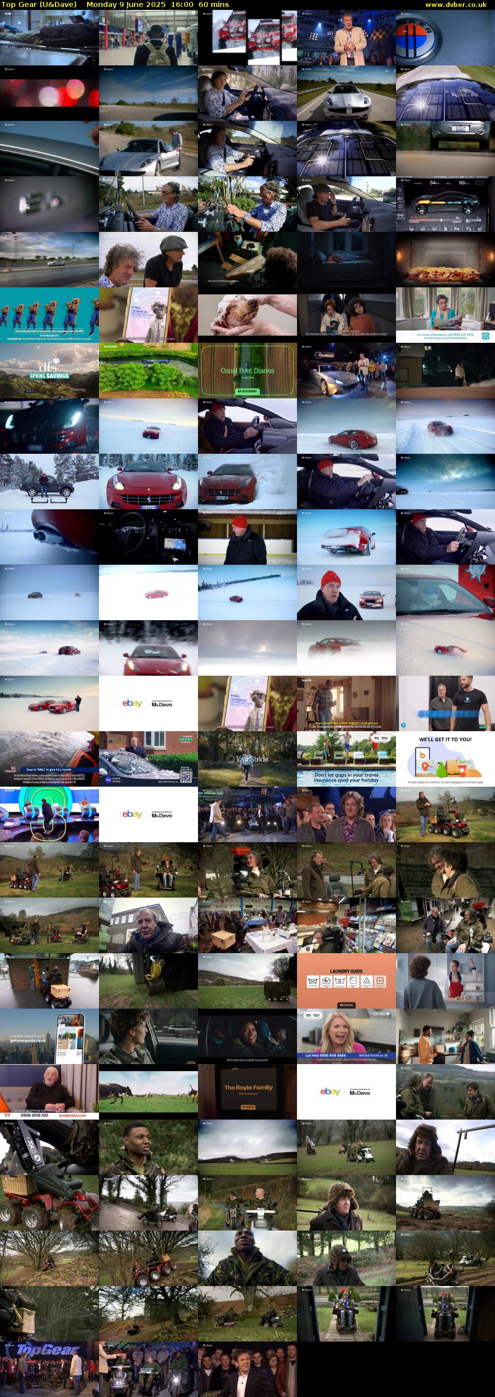Top Gear (U&Dave) Monday 9 June 2025 16:00 - 17:00