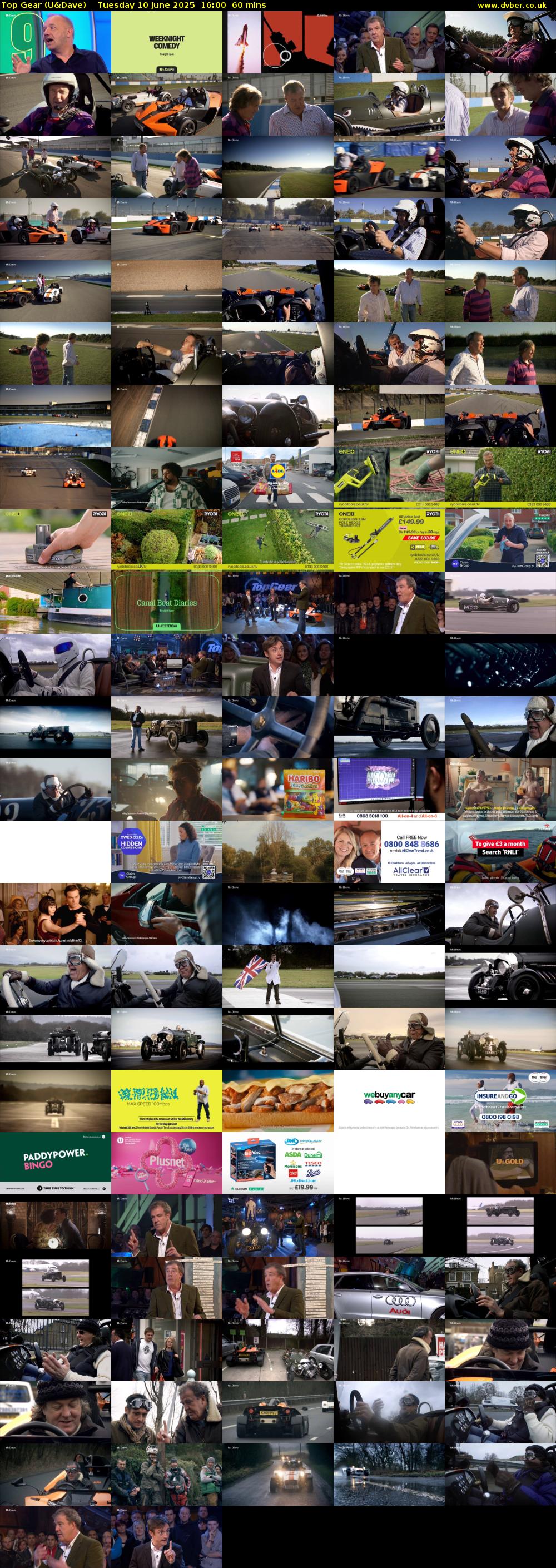 Top Gear (U&Dave) Tuesday 10 June 2025 16:00 - 17:00