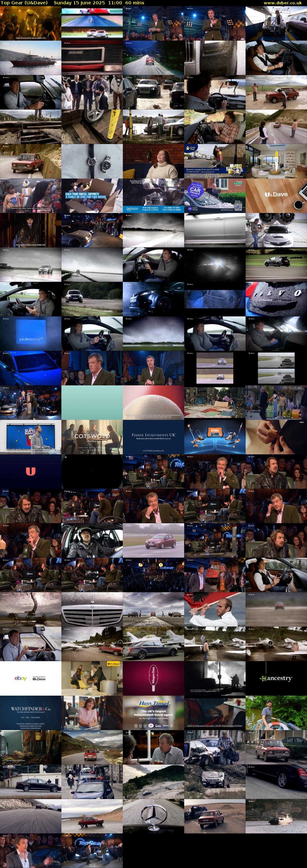 Top Gear (U&Dave) Sunday 15 June 2025 11:00 - 12:00