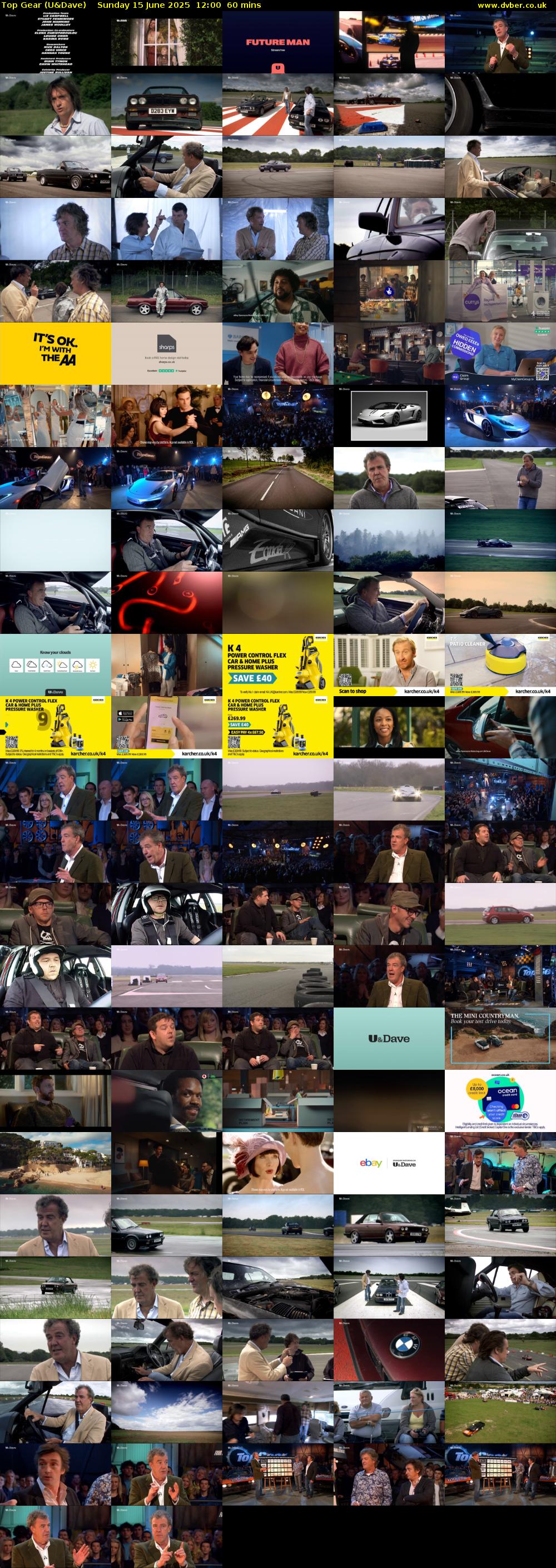Top Gear (U&Dave) Sunday 15 June 2025 12:00 - 13:00