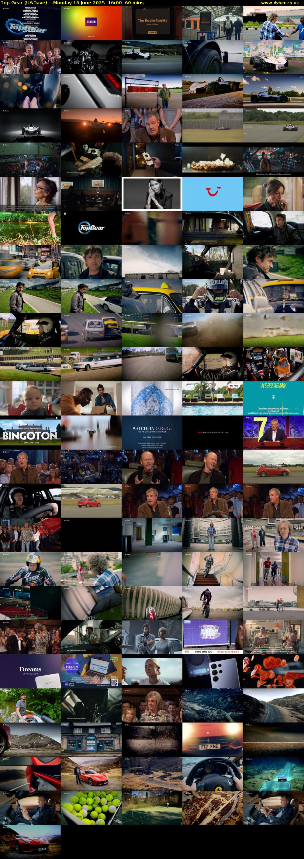 Top Gear (U&Dave) Monday 16 June 2025 16:00 - 17:00