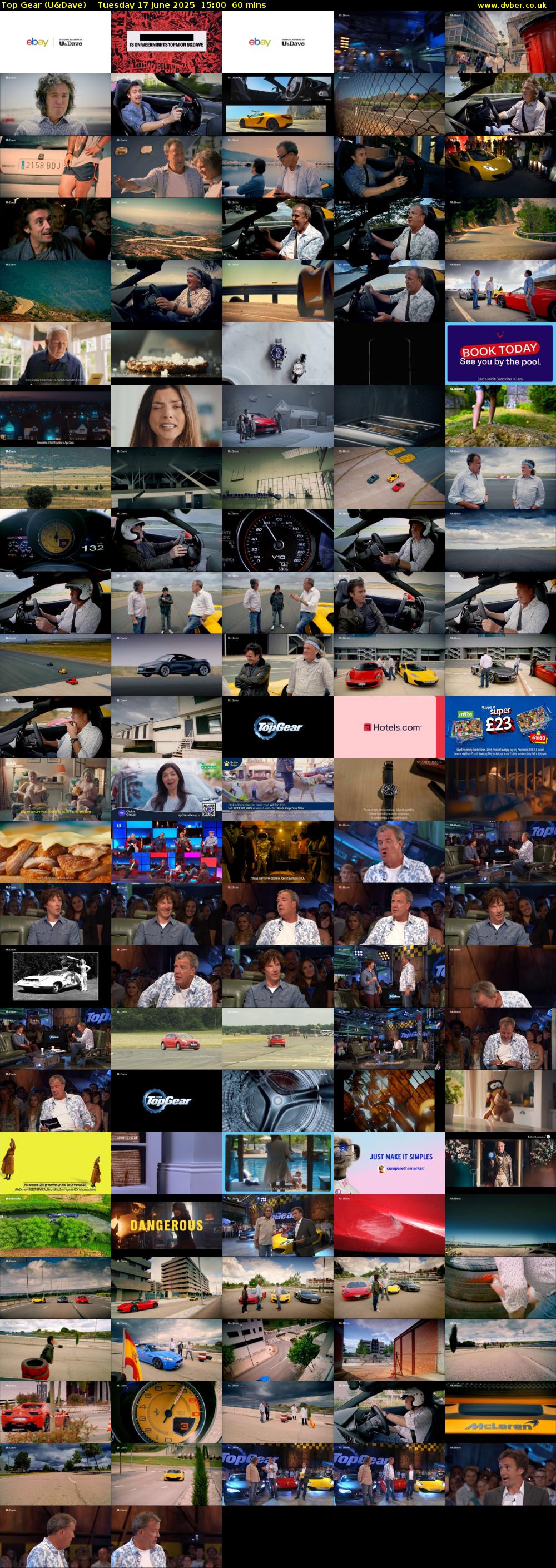 Top Gear (U&Dave) Tuesday 17 June 2025 15:00 - 16:00