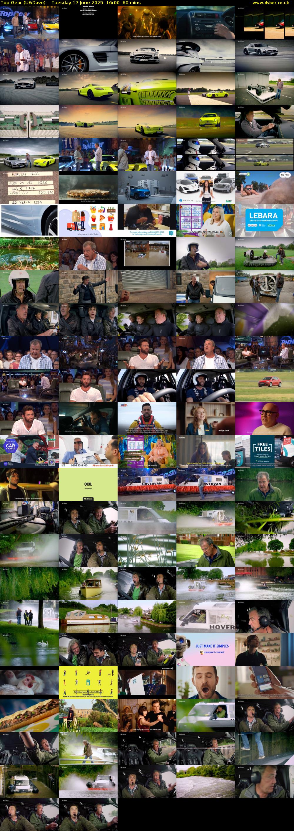 Top Gear (U&Dave) Tuesday 17 June 2025 16:00 - 17:00