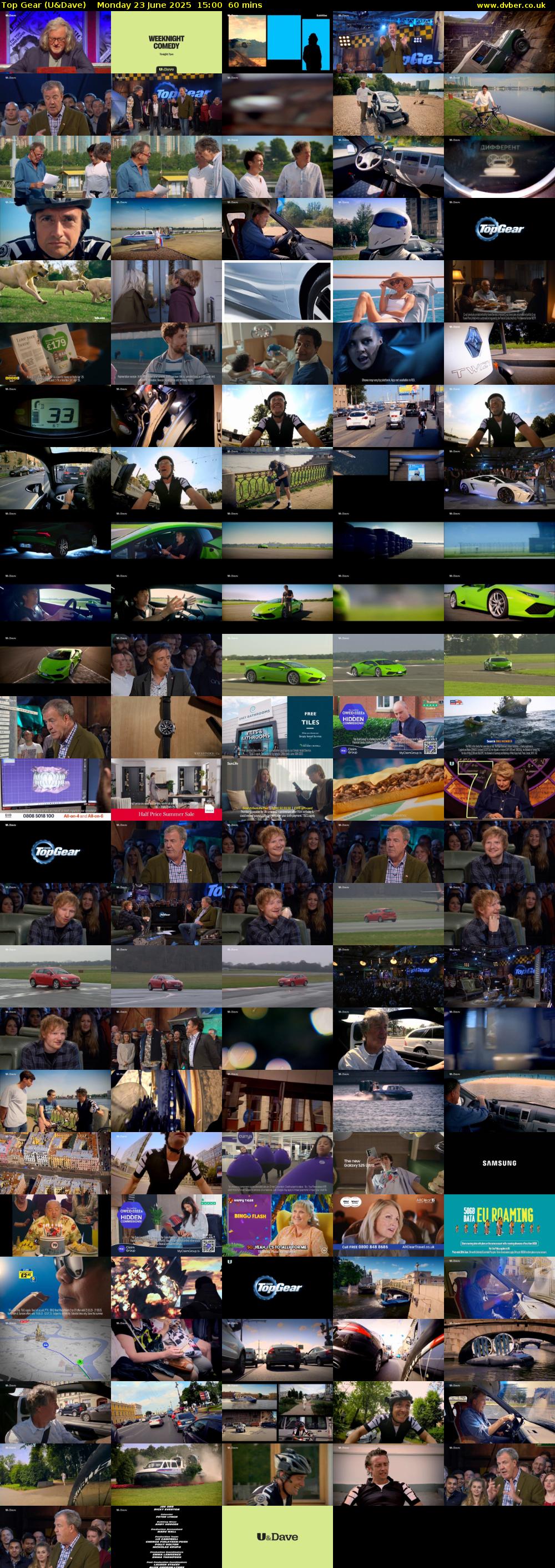 Top Gear (U&Dave) Monday 23 June 2025 15:00 - 16:00