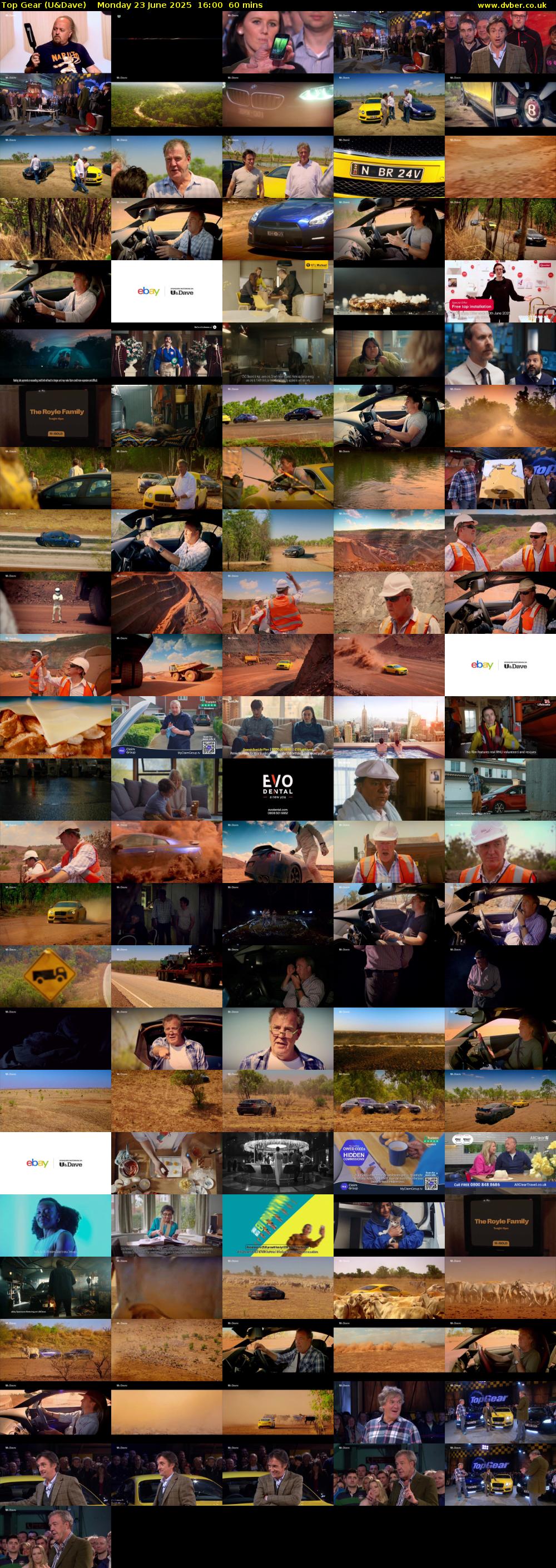 Top Gear (U&Dave) Monday 23 June 2025 16:00 - 17:00